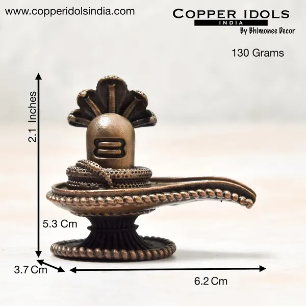 _2.1_inches,_Copper_Shivalinga_with_Nandi_Set_,_190_Grams_Set_,_Patina_Antique_Finish_,_Pack_of_1_Pair